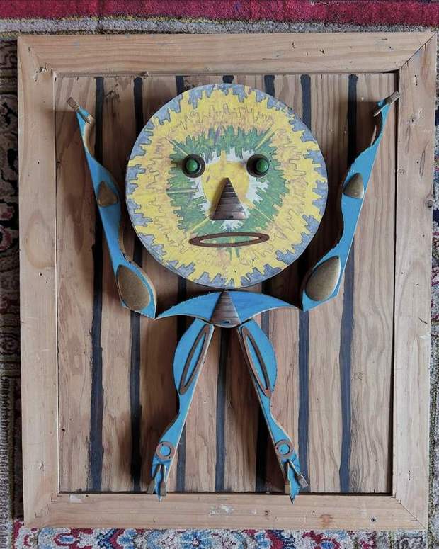 Ta Da, painted wood construction by Francis X. Donovan