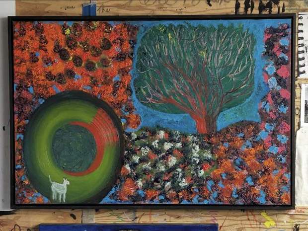 Unknown, oil on canvas by Francis X. Donovan